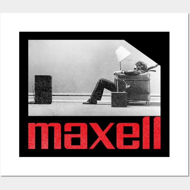 RETRO Maxell - Best Seller Wall Art by Fisherman Hooks Baits